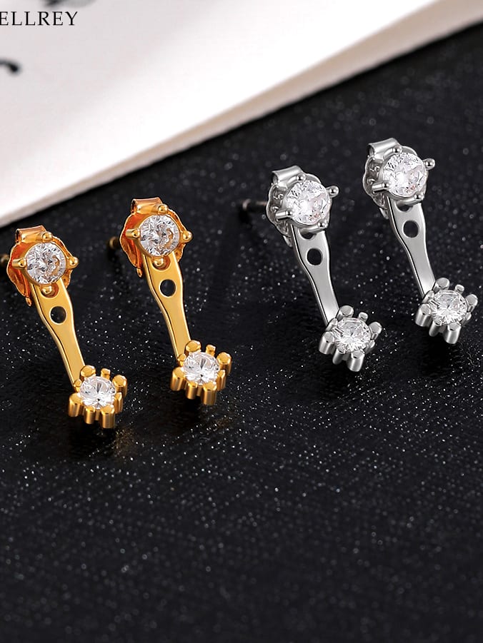 Ohrhänger aus 925er Sterlingsilber mit Zirkonia